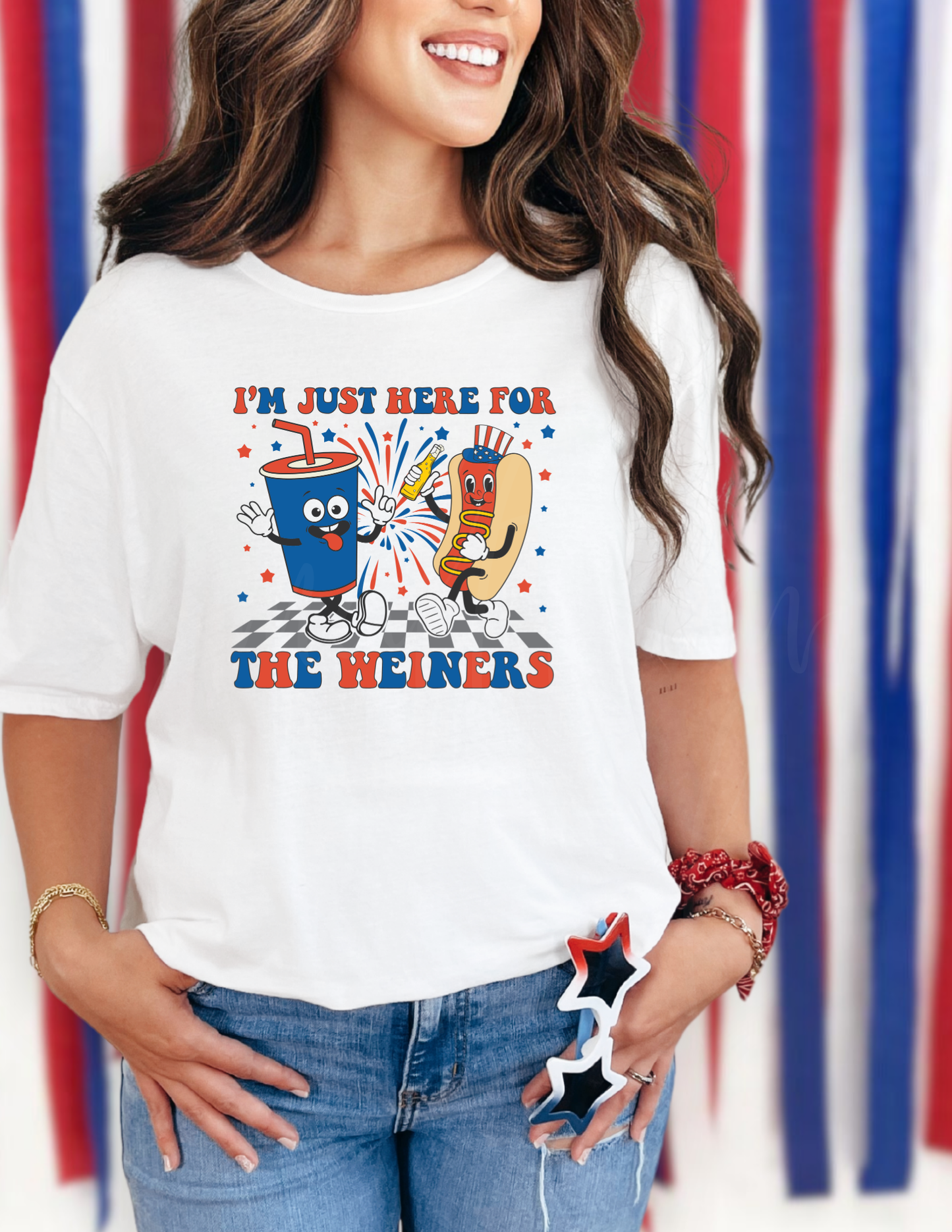 HOTDOG WEINERS FUNNY 4TH JULY DTF TRANSFER