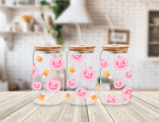 SPOOKY CANDYCORN 16 OZ UV DTF CUP WRAP