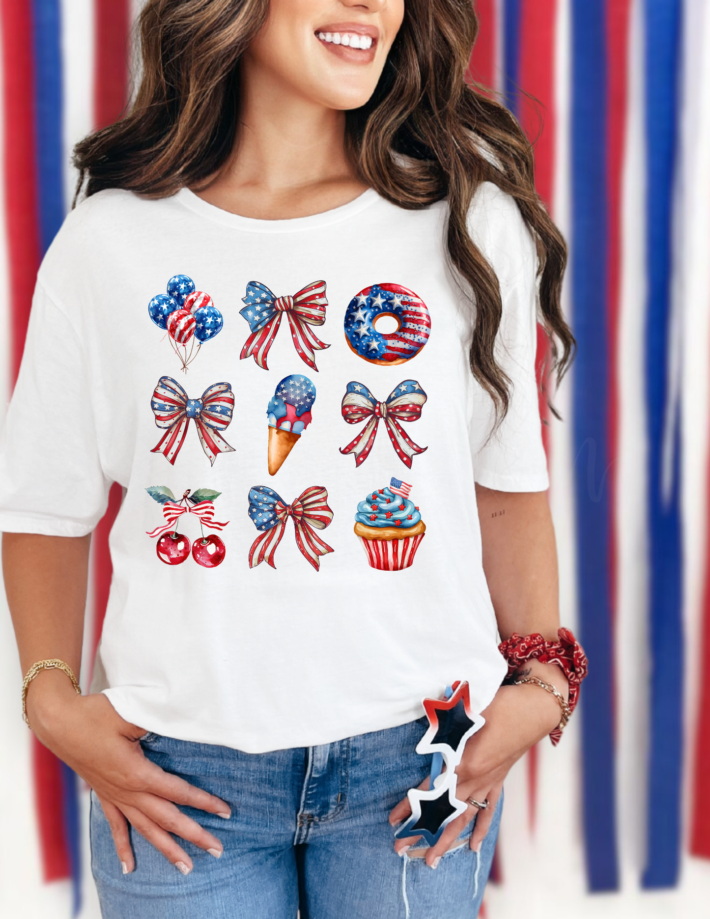 JULY 4TH CUTE 4TH JULY DTF TRANSFER
