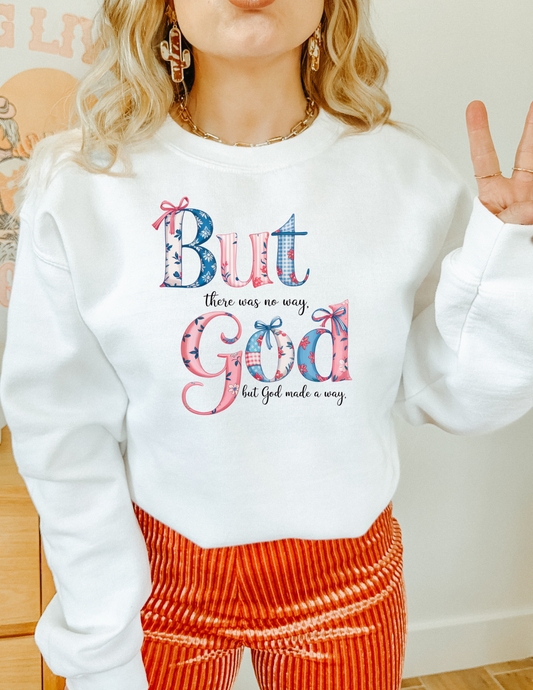 BUT GOD  CHRISTIAN DTF TRANSFER