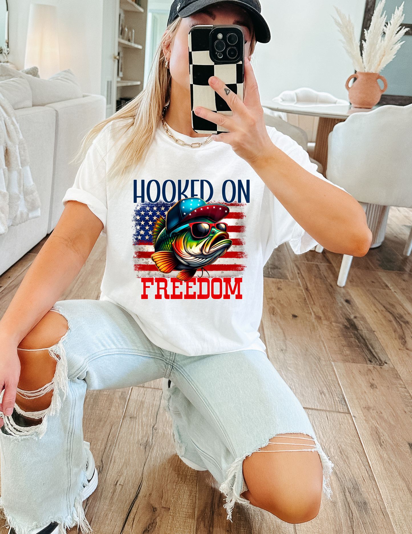 HOOKED 4TH JULY DTF TRANSFER
