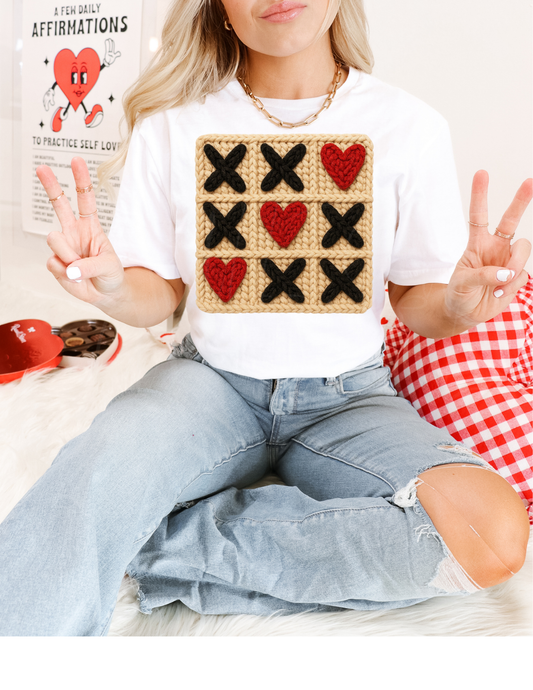 TIC TAC TOE  DTF TRANSFER