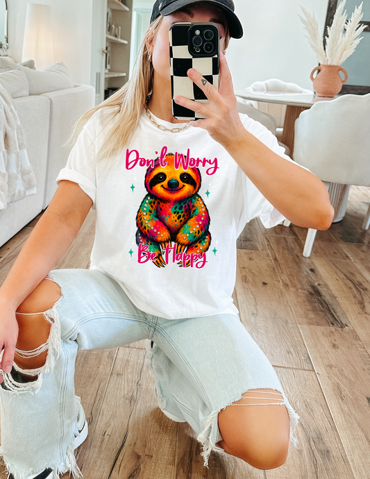BE HAPPY TRENDY DTF TRANSFER
