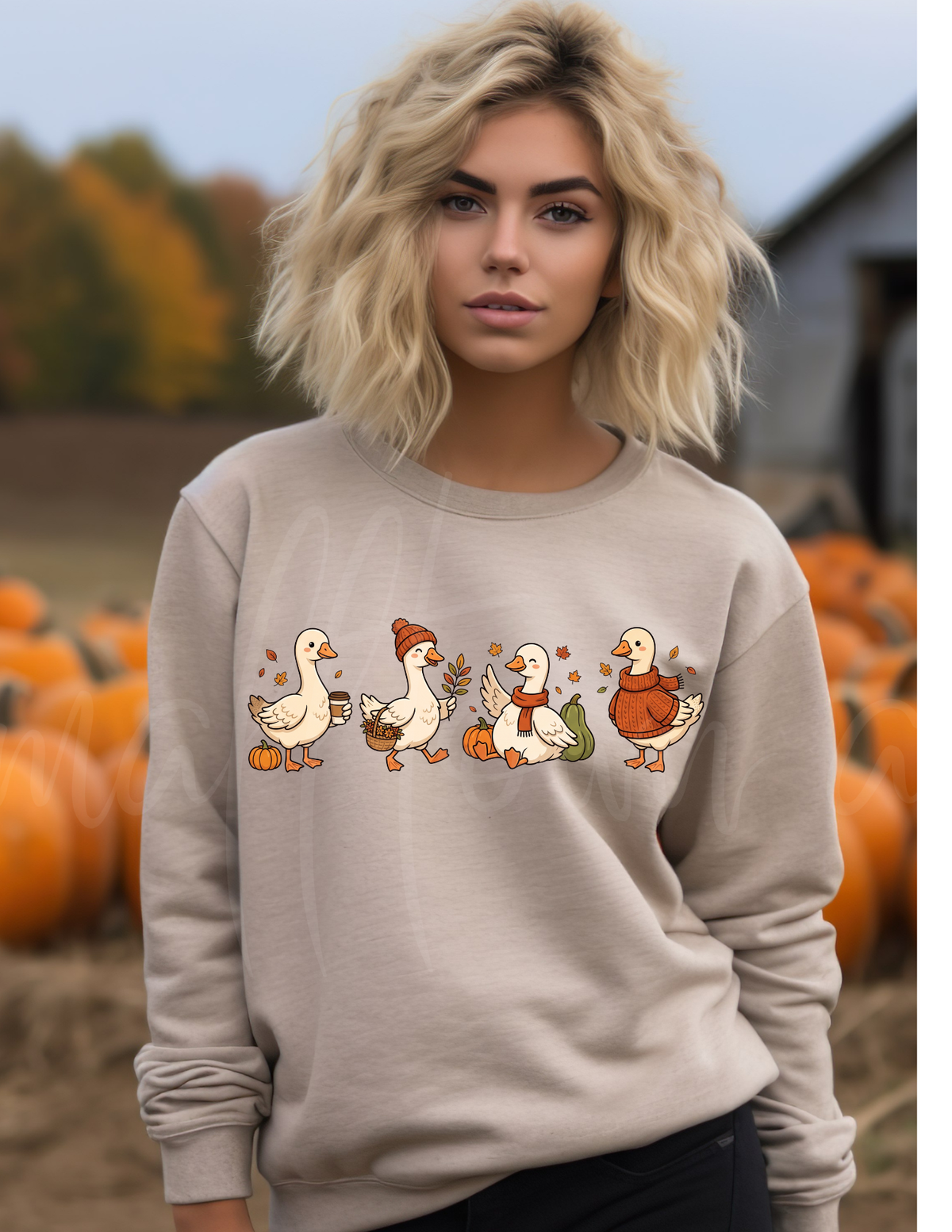 FALL GOOSE DTF TRANSFER