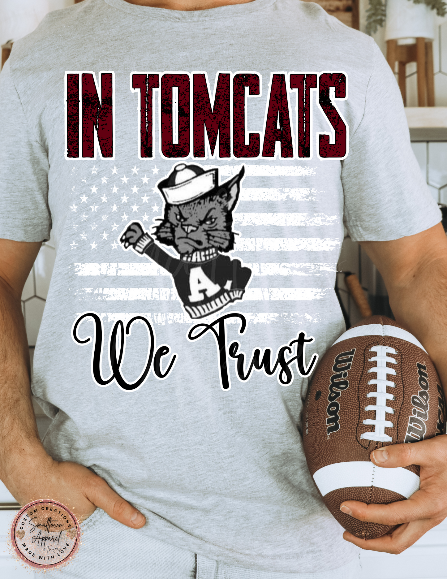 IN TOMCATS WE TRUST-TOMCAT LOGO