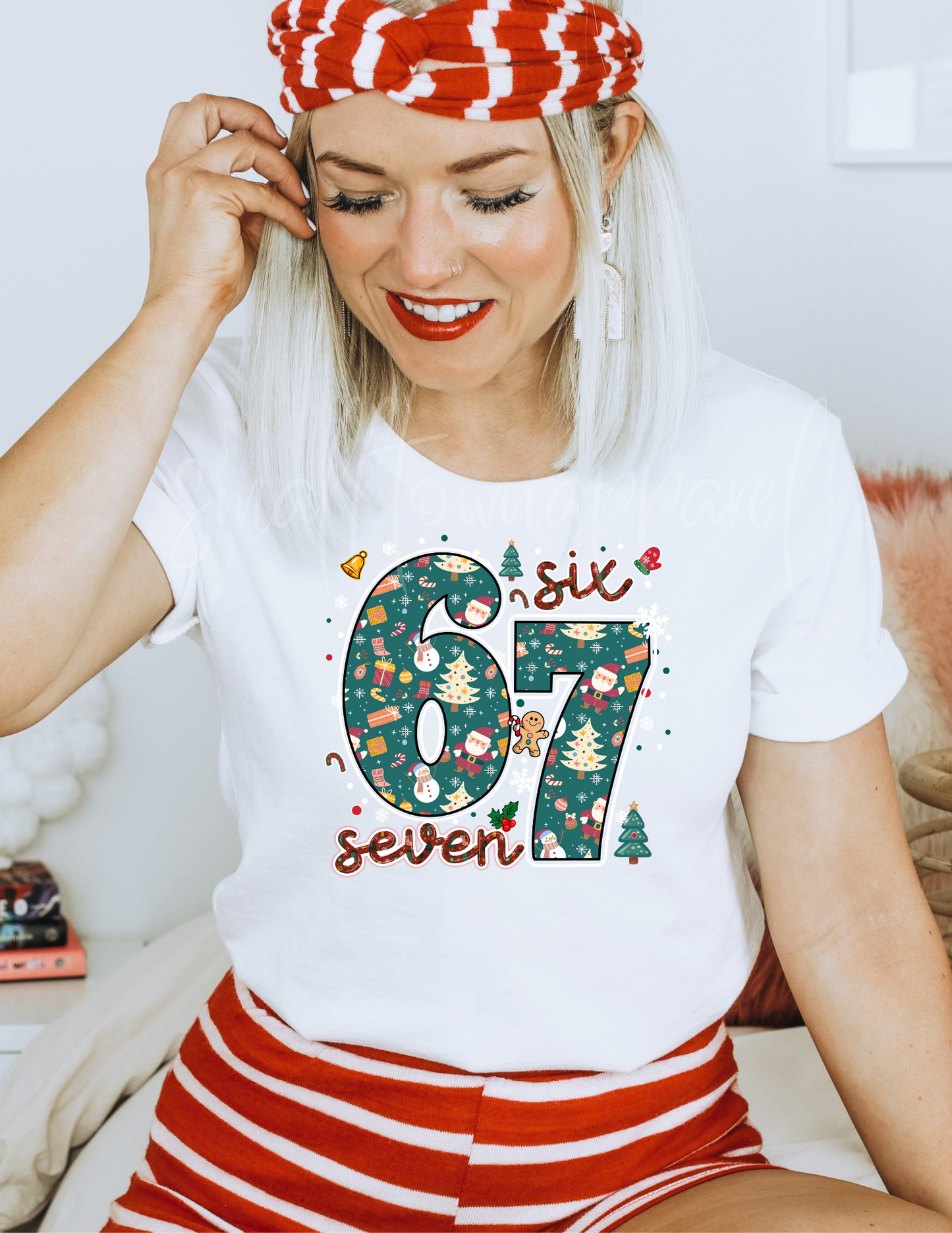 SIX SEVEN CHRISTMAS DTF TRANSFER