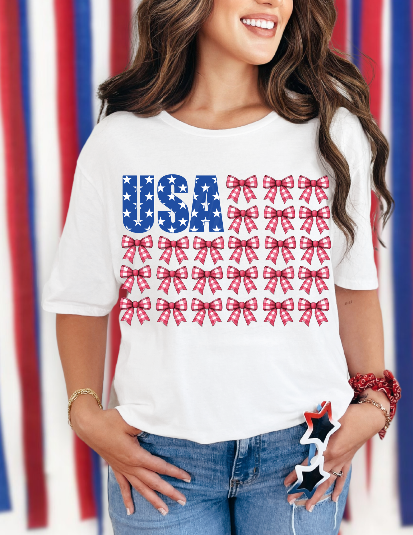 USA AMERICA  4TH JULY DTF TRANSFER