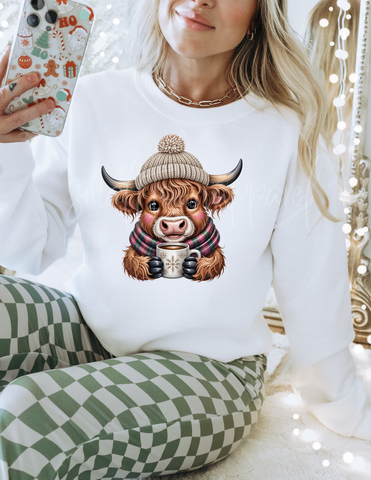 CHRISTMAS COW DTF TRANSFER