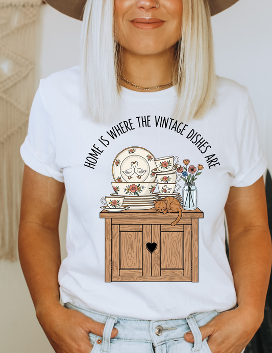 VINTAGE DISHES DTF TRANSFER