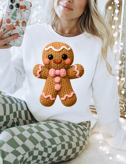 CHRISTMAS GINGERBREAD DTF TRANSFER