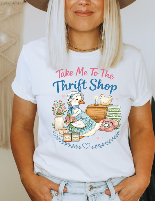 TAKE ME TO THE THRIFT SHOP  DTF TRANSFER