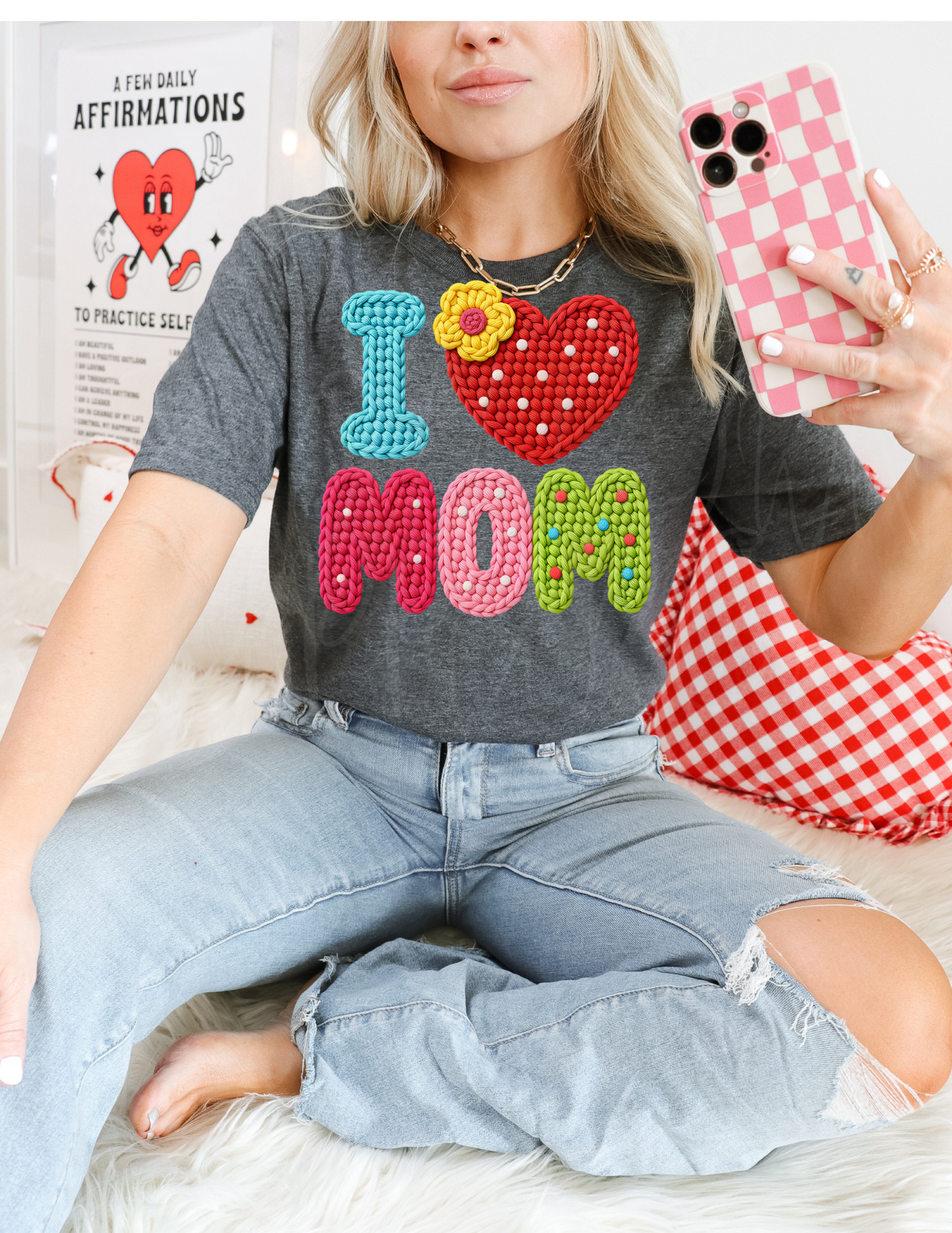 I HEART MOM DTF TRANSFER