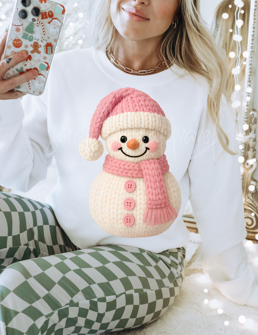 CHRISTMAS SNOWMAN DTF TRANSFER