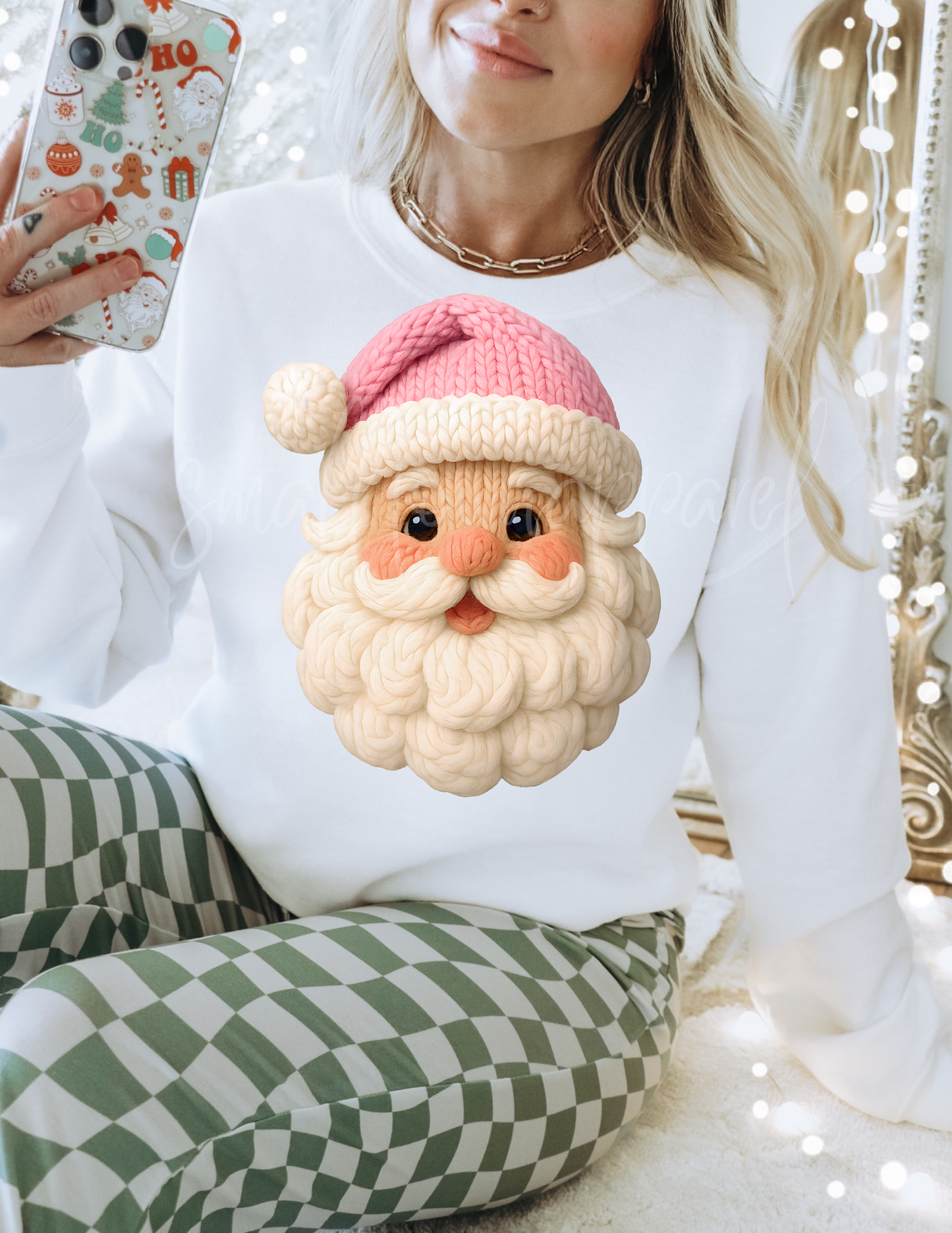 CHRISTMAS SANTA HEAD DTF TRANSFER