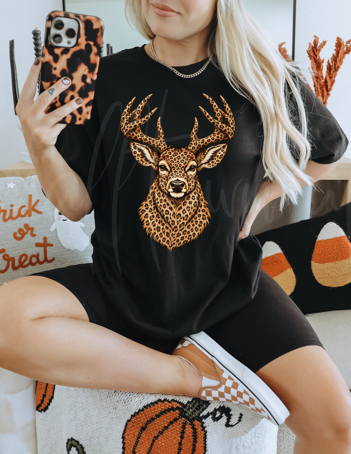 LEOPARD DEER DTF TRANSFER