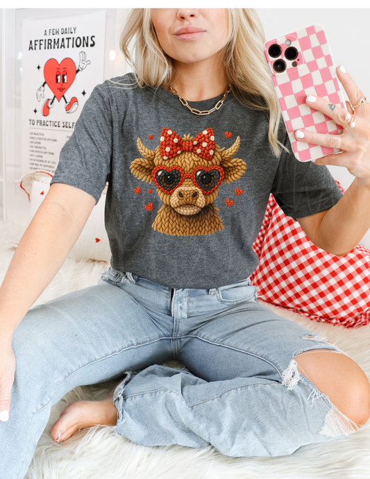 HEART COW DTF TRANSFER