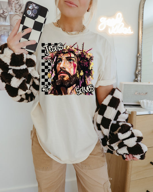 JESUS SAVES DTF TRANSFER