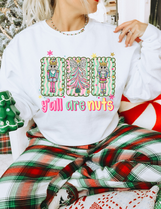 YALL NUTS  DTF TRANSFER