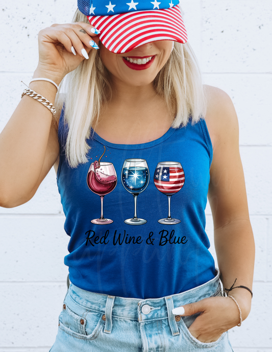 WINE 4TH JULY DTF TRANSFER