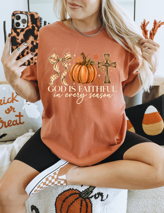 GOD IS FAITHFUL FALL DTF TRANSFER
