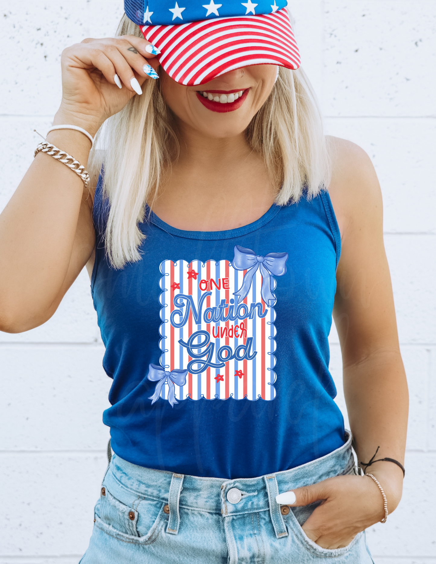 ONE NATION UNDER GOD  4TH JULY DTF TRANSFER