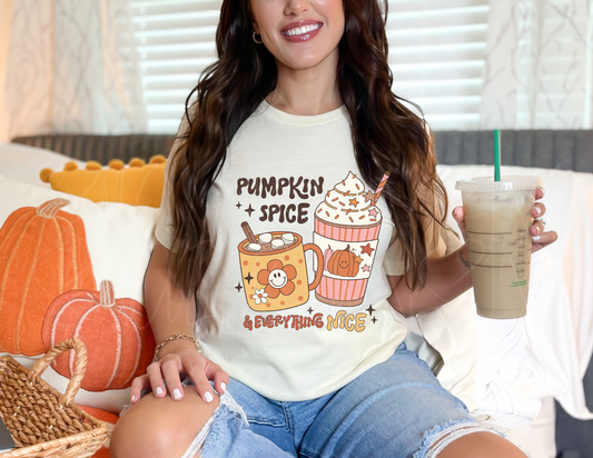 Pumpkin Spiced & Everything Nice Finished Apparel