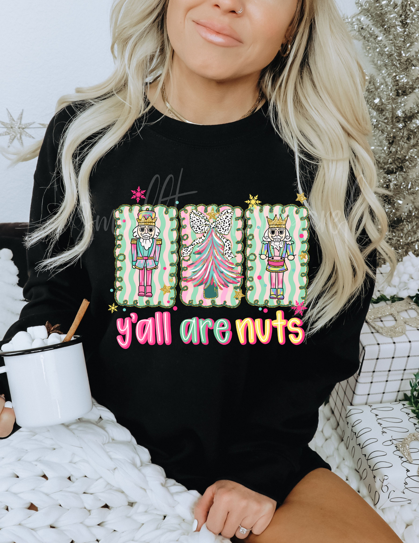 YALL ARE NUTS DTF TRANSFER