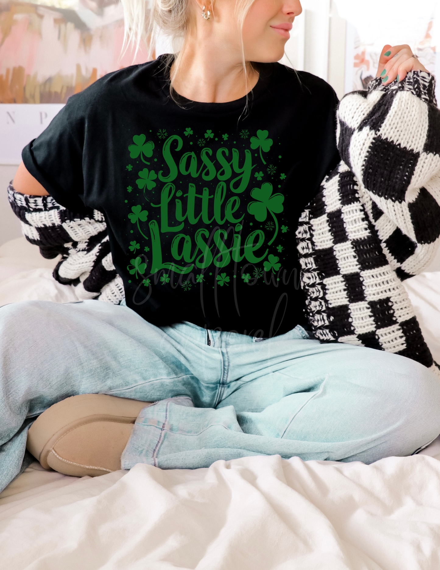 ST PATRICK SASSY LASSIE DTF TRANSFER