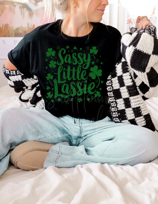 ST PATRICK SASSY LASSIE DTF TRANSFER