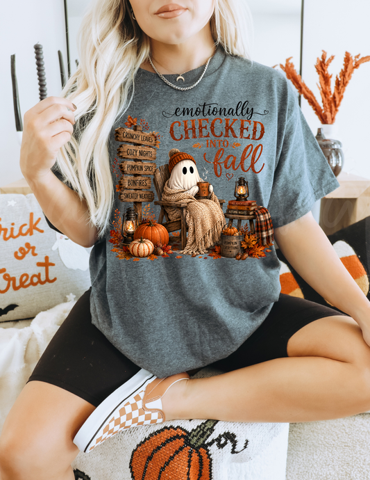 GHOSHT CHECKED FALL  DTF TRANSFER