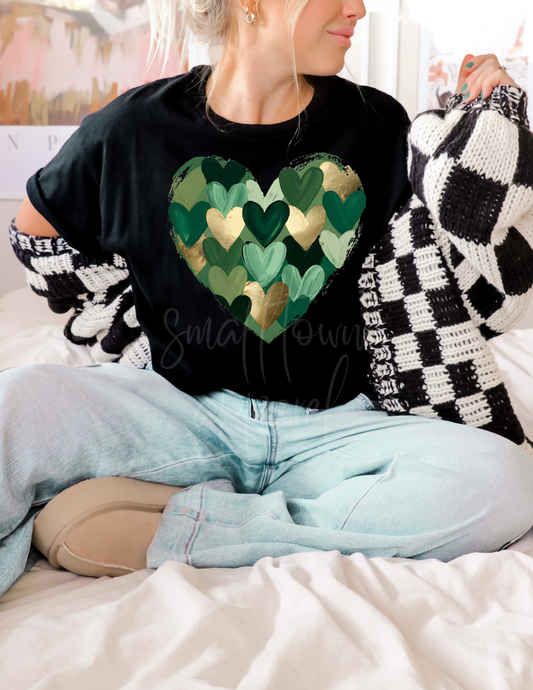 ST PATRICK HEART DTF TRANSFER