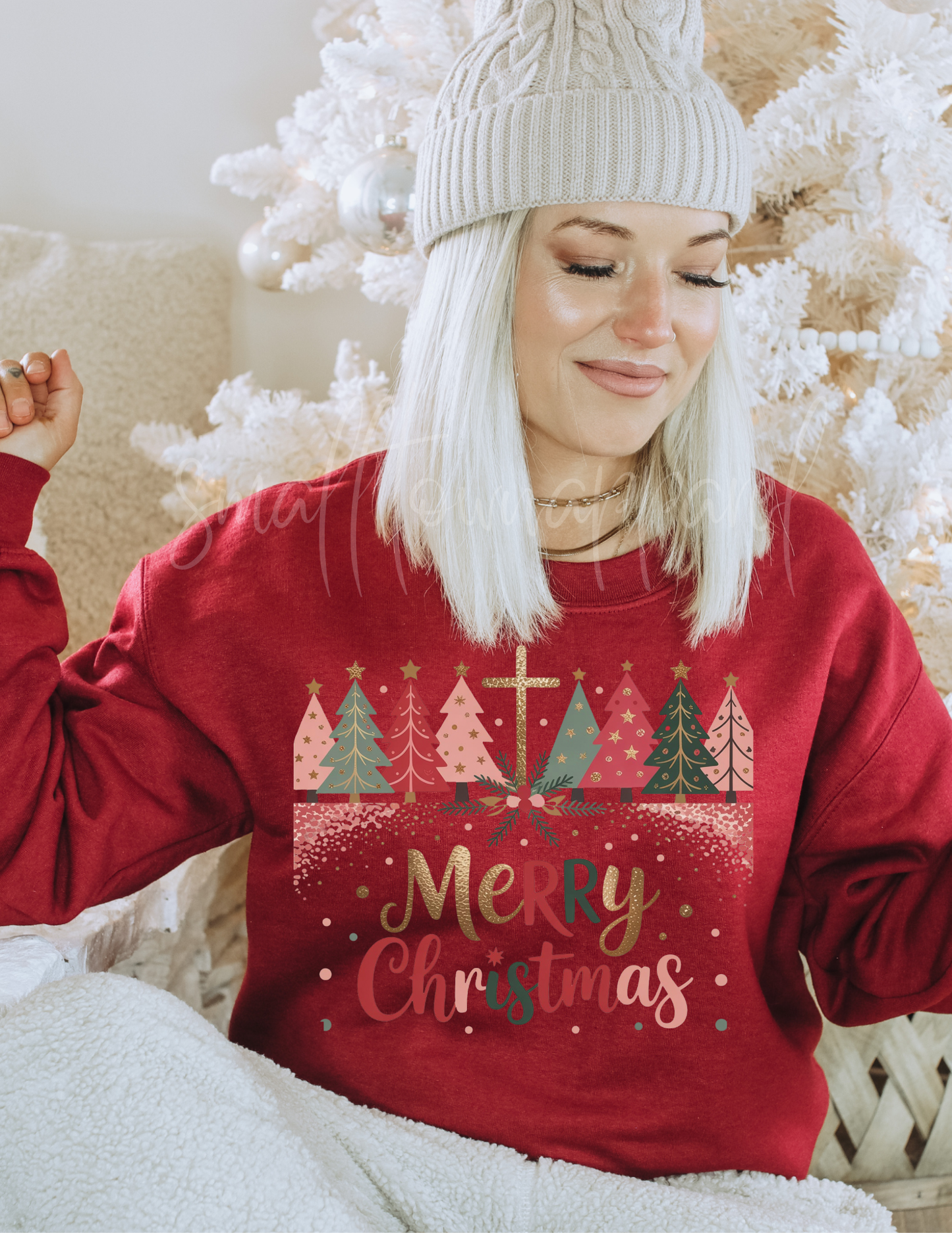 CROSS CHRISTMAS DTF TRANSFER