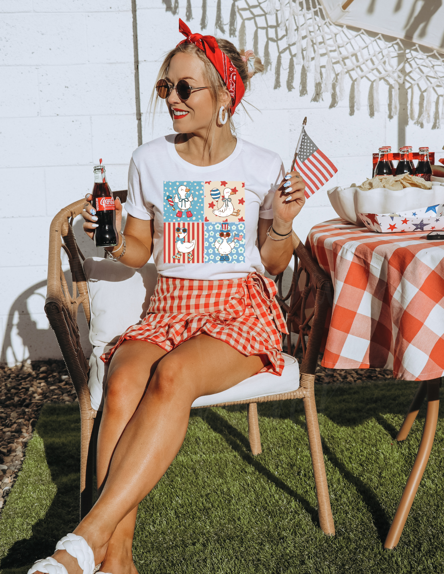 GOOSE 4TH JULY DTF TRANSFER