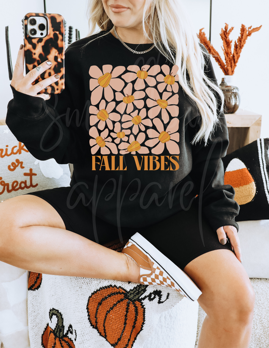 FALL VIBES SUNFLOWER DTF TRANSFER