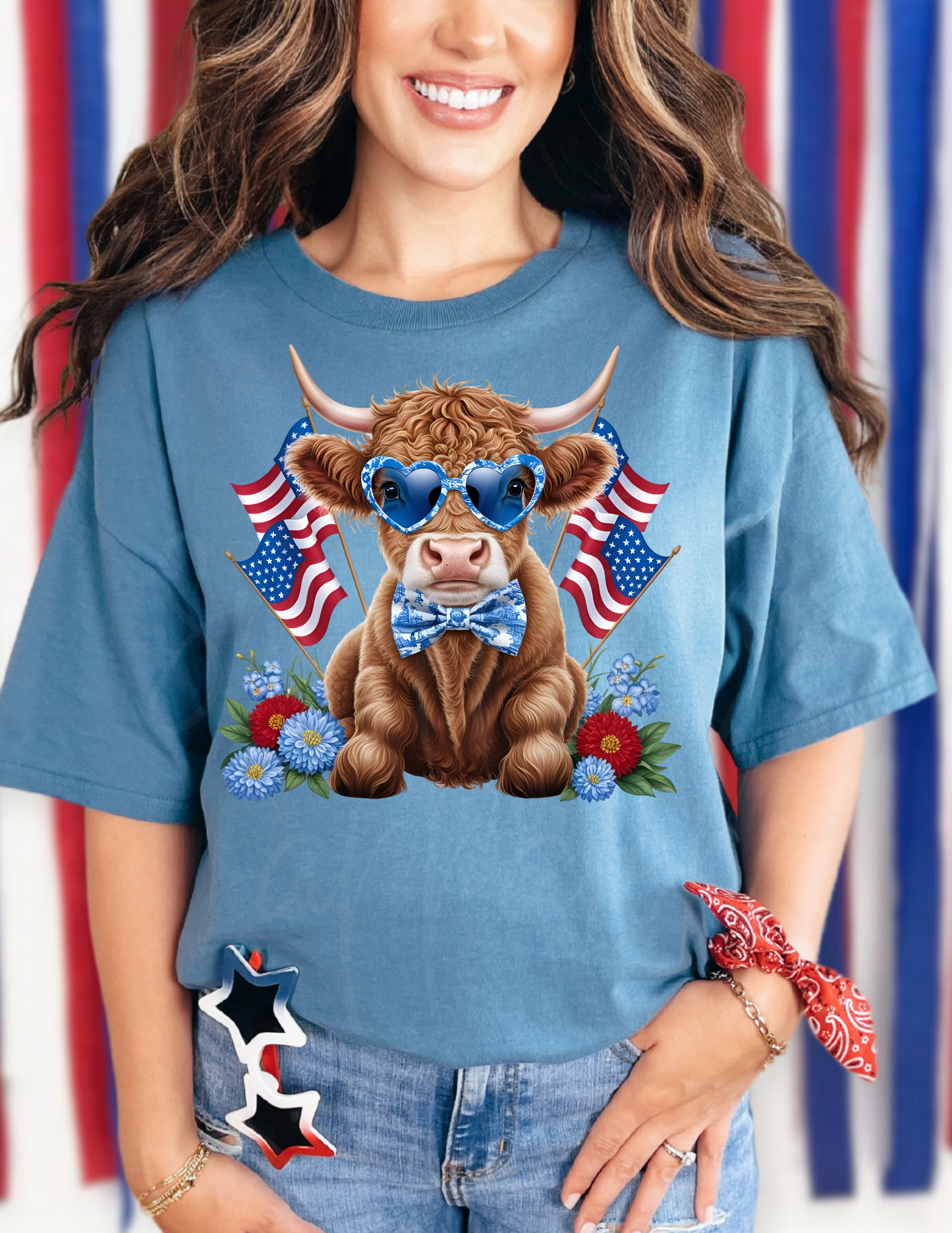 COW 4TH JULY DTF TRANSFER