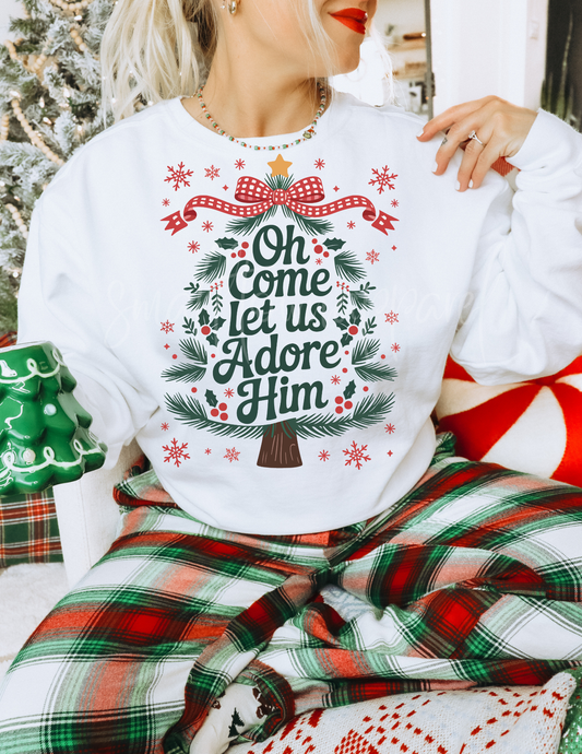 COME LET US ADORE HIM DTF TRANSFER