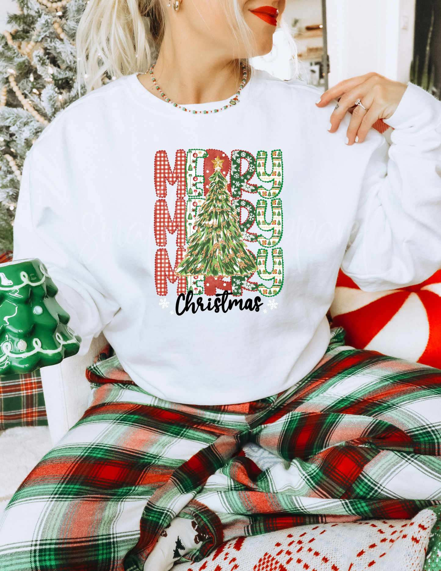 CHRISTMAS TREE DTF TRANSFER