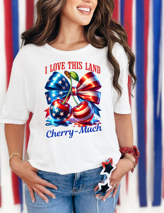 CHERRY 4TH JULY DTF TRANSFER
