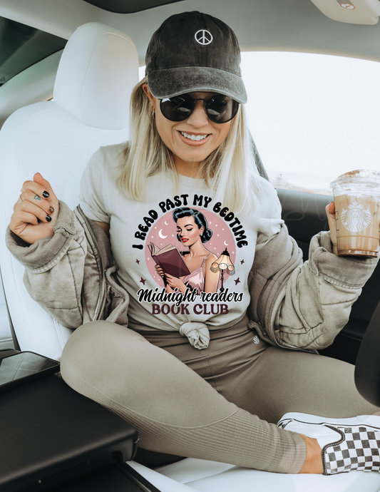 MIDNIGHT READER BOOKCLUB DTF TRANSFER