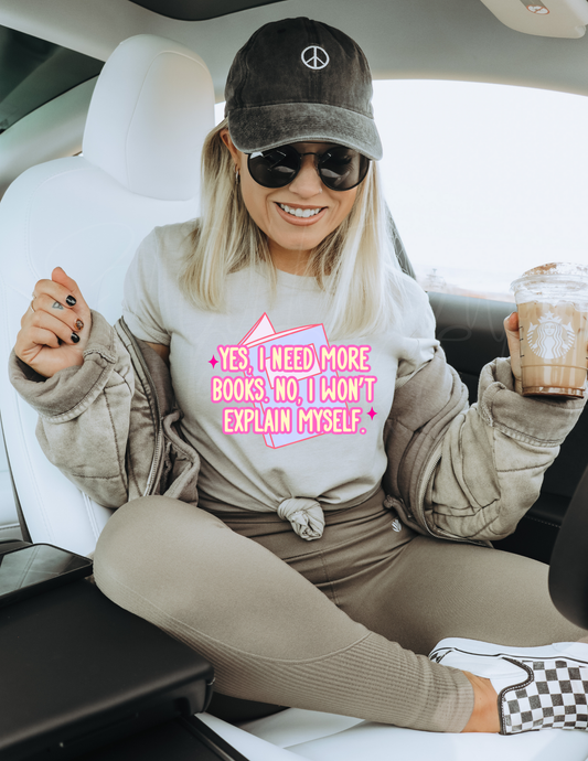 NEED MORE BOOKS DTF TRANSFER