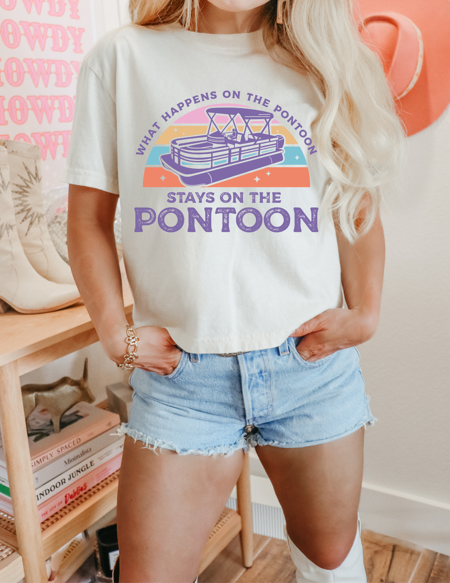 STAYS ON PONTOON SUMMER DTF TRANSFER – Smalltown Apparel Transfers