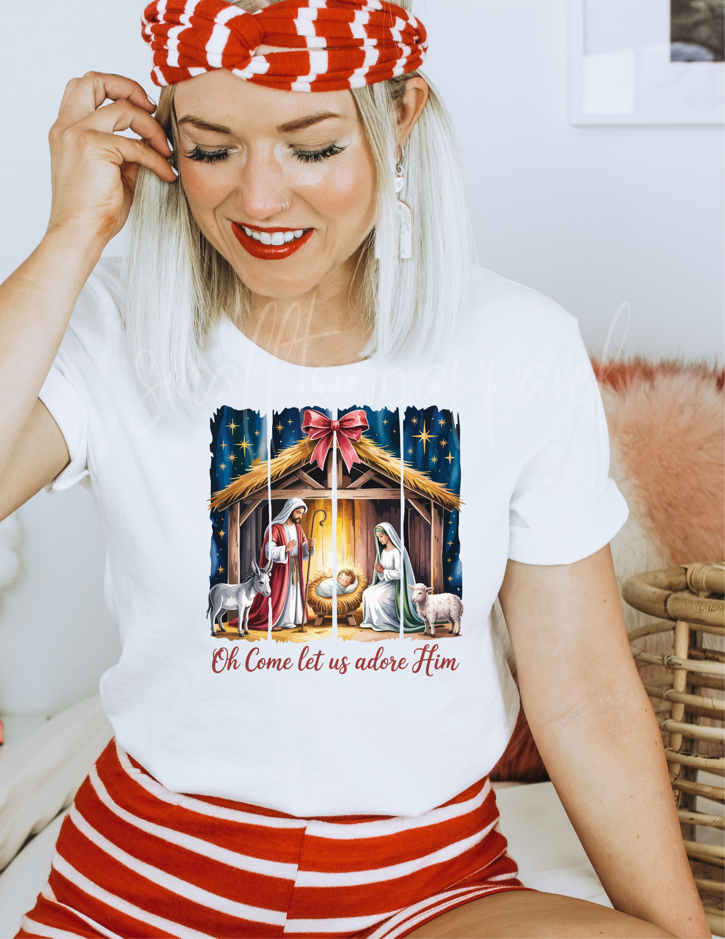 LET US ADORE HIM DTF TRANSFER