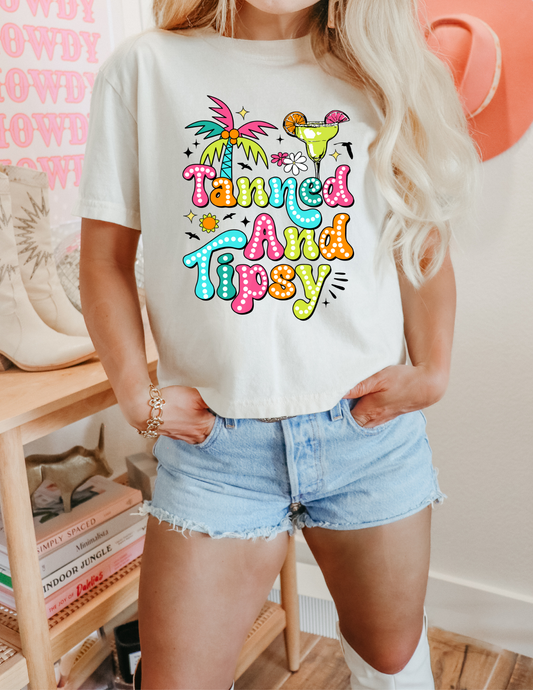 TANNED TIPSY SUMMER DTF TRANSFER