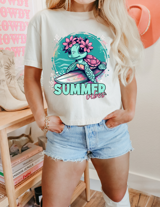 SUMMER TURTLE  SUMMER DTF TRANSFER