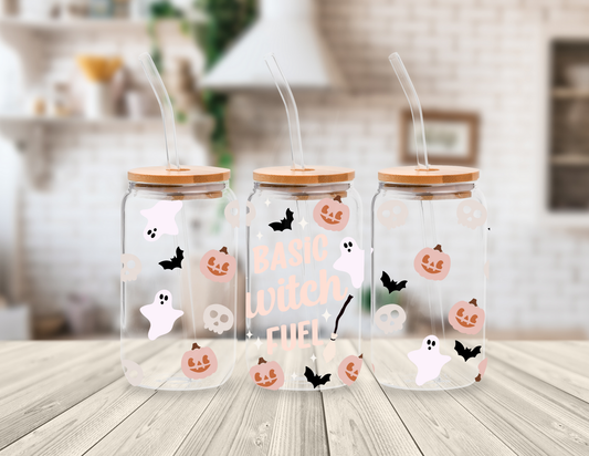 WITCH FUEL 16 OZ UV DTF CUP WRAP