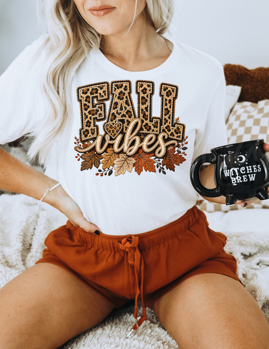 FALL VIBE LEOPARD DTF TRANSFER