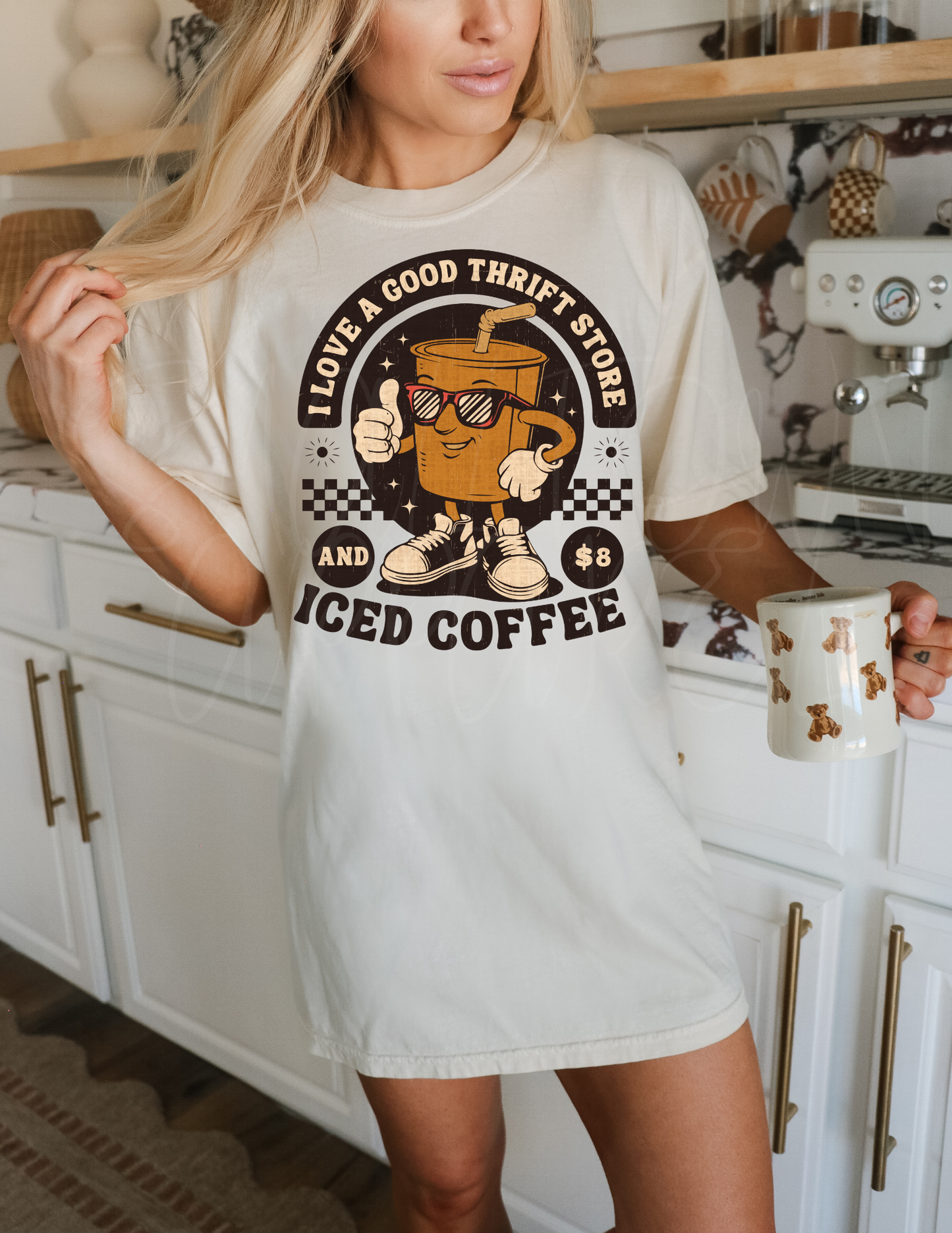 THRIFT AND COFFEE  DTF TRANSFER