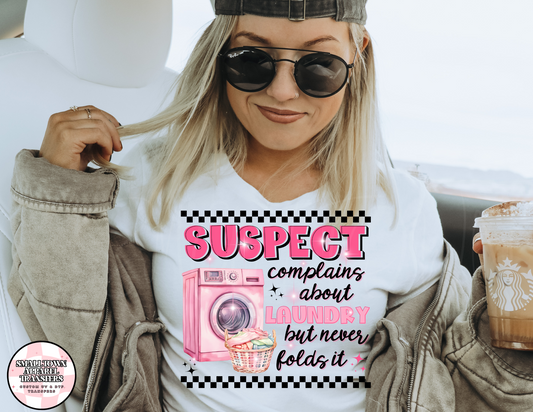 SUSPECT LAUNDRY DTF TRANSFER