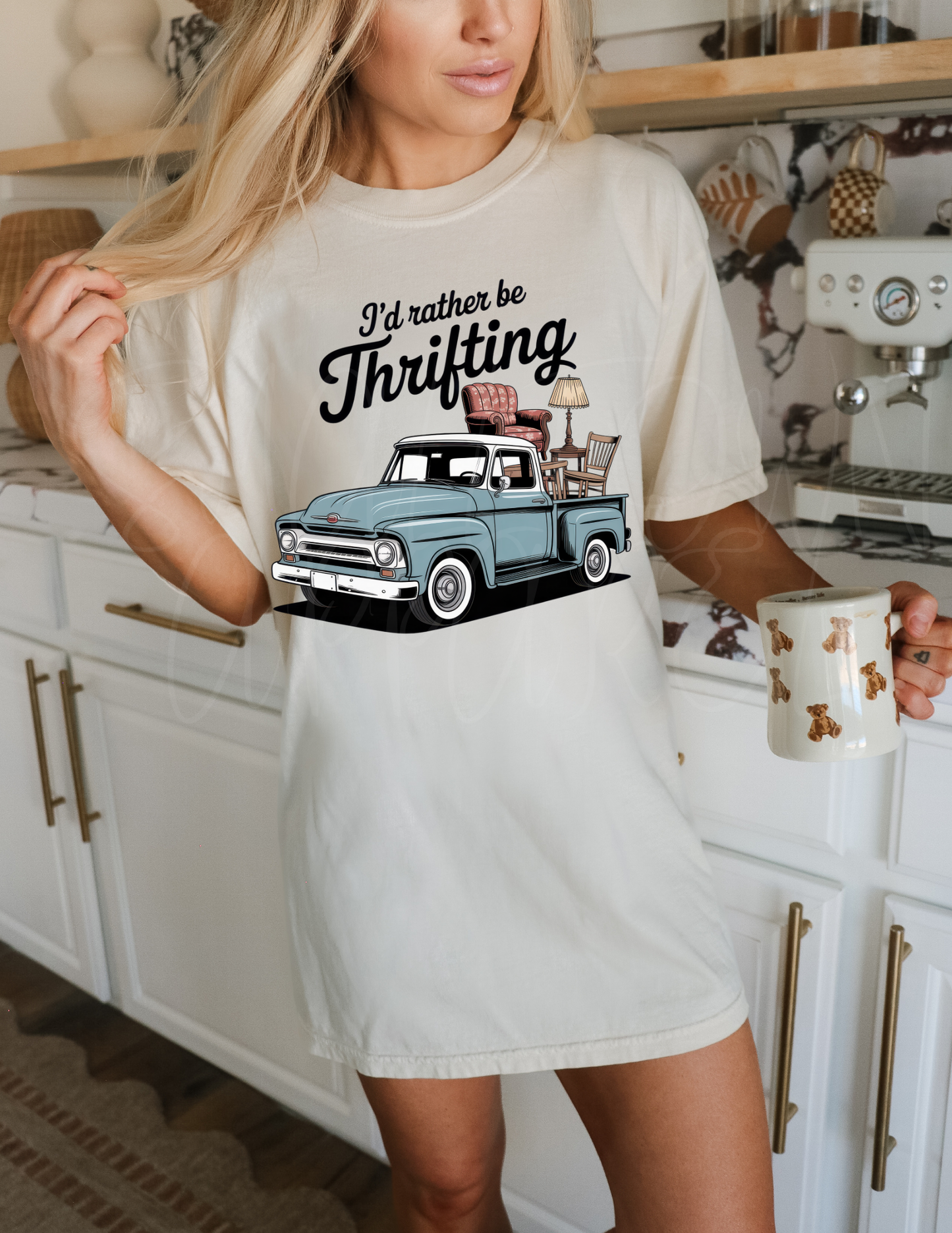 RATHER BE THRIFTING TRUCK DTF TRANSFER
