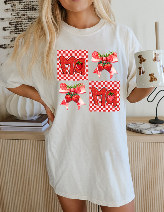 STRAWBERRY MAMA  SUMMER DTF TRANSFER